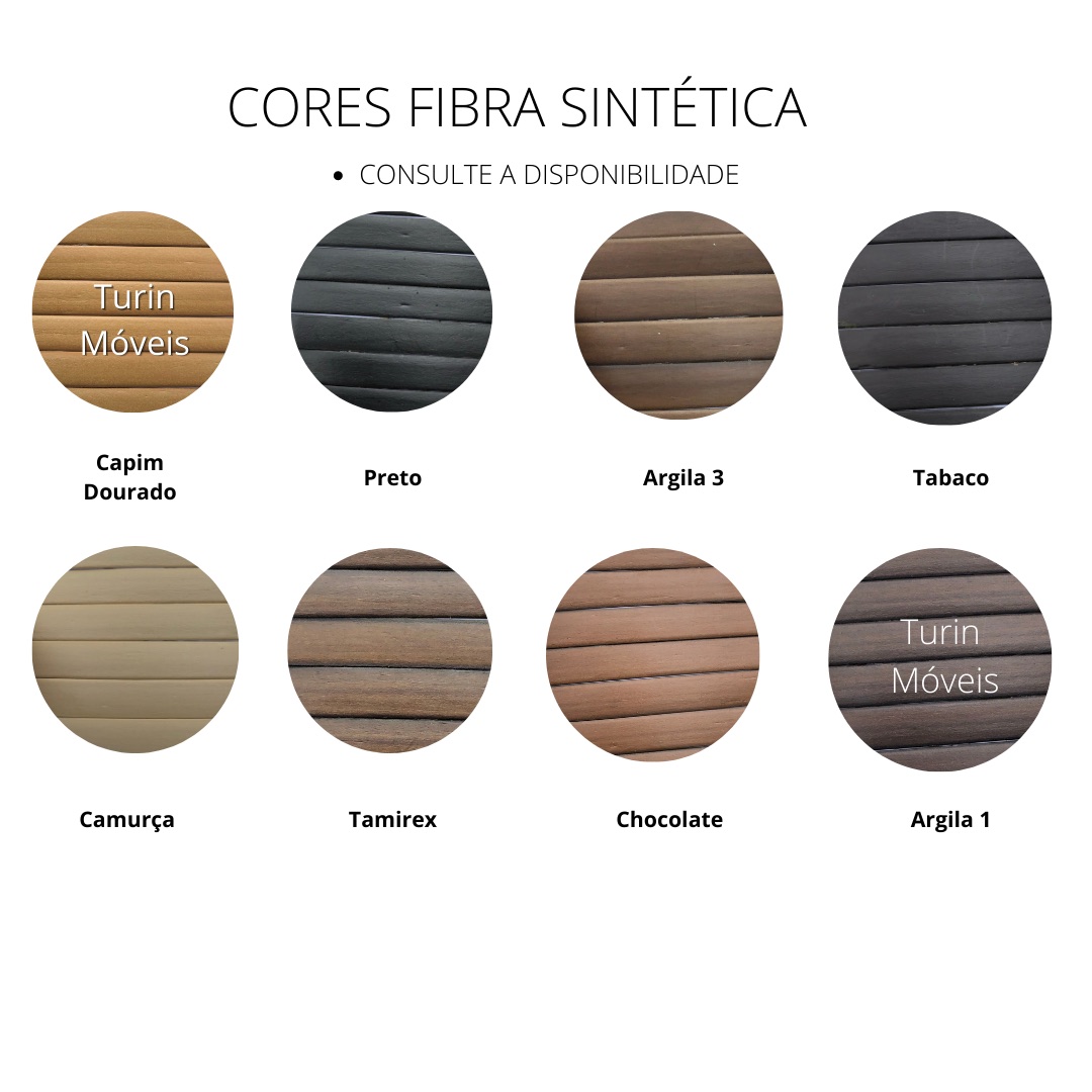 Cor da fibra sintética