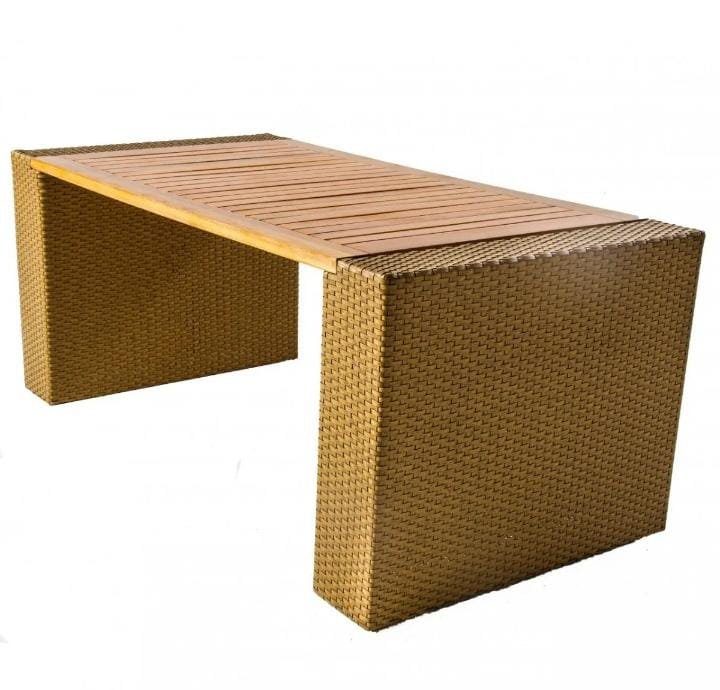 Mesa Madeira e fibra sintética Dado