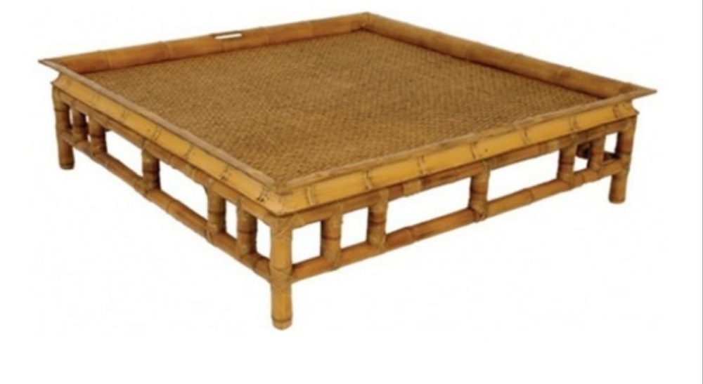 Mesa de Centro Manuela em fibra natural