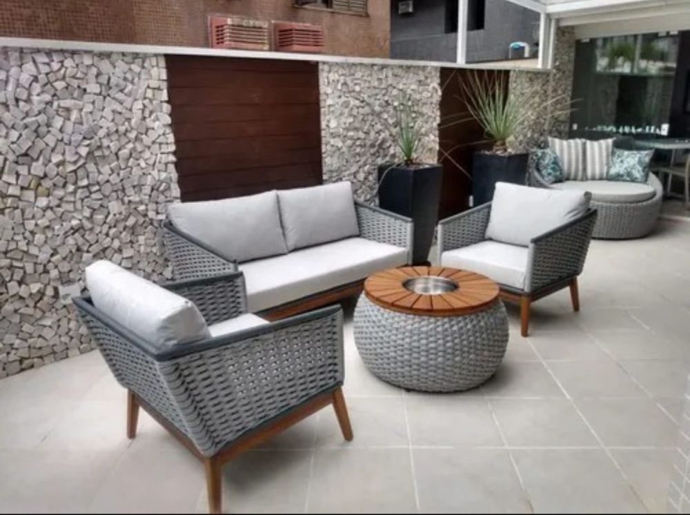 Conjunto Napoli 4 lugares em corda náutica