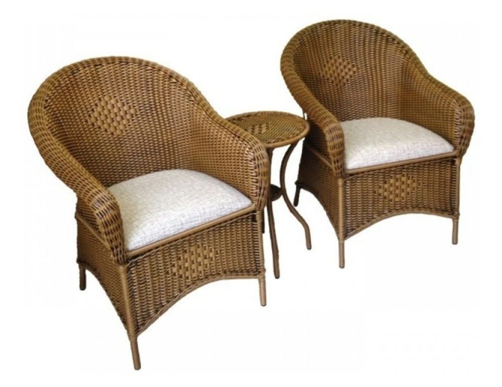 Conjunto Kim 2 poltronas e 1 mesa