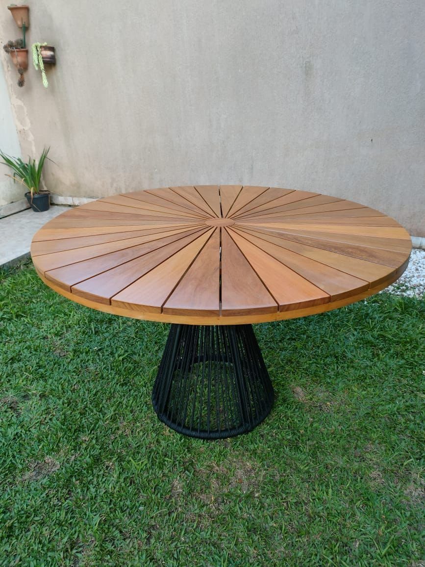 Mesa Buriti em Corda Náutica